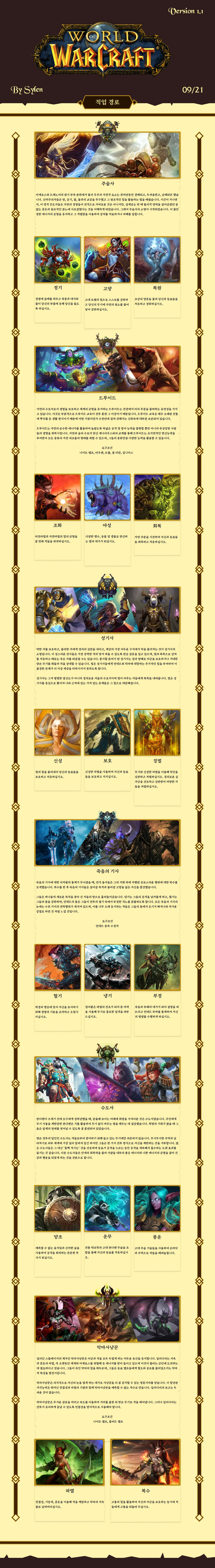 [재업] [번역] [NSFW] World of Warcraft CYOA 1.1+DLC CYOA 채널