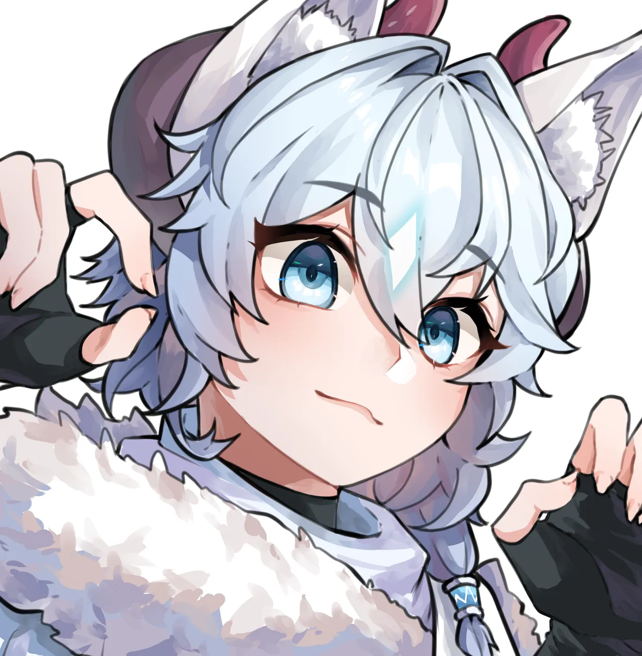 하얀아이 커미션 도착함 오토코노코 채널