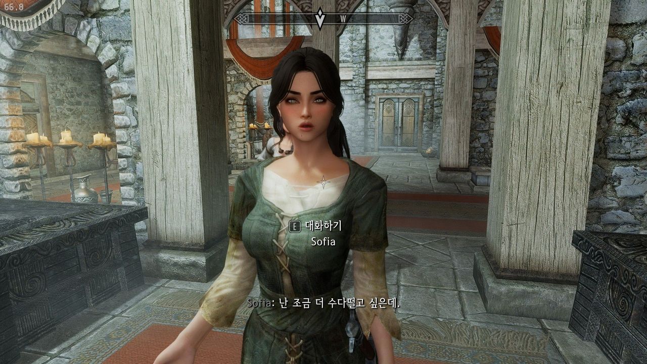 소피아 리플레이서 모드인데 말할 때 입 주변이 검게 깨짐 - 툴리우스 채널