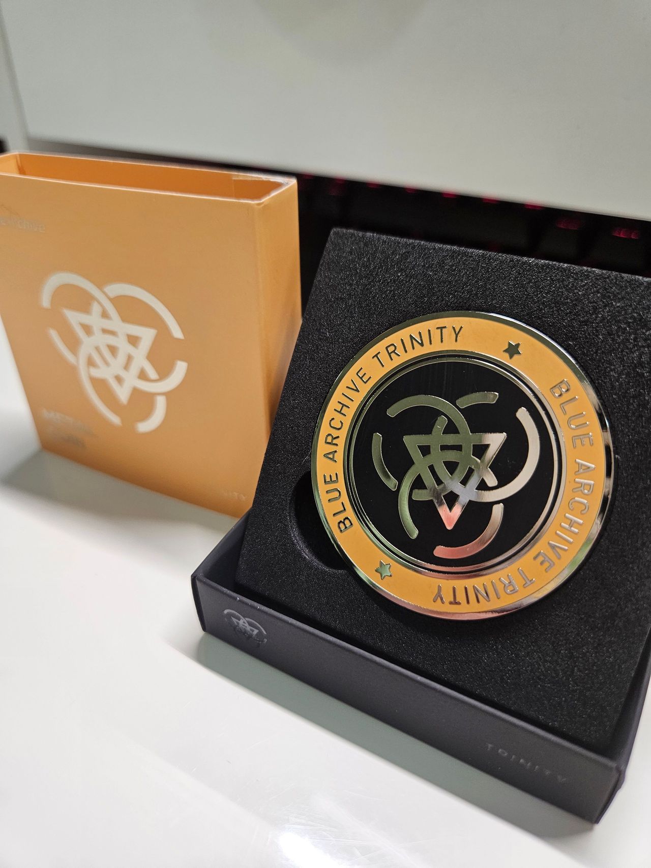 메탈코인 구매참고용 사진(트리니티,밀레니엄,게헨나) - 블루 아카이브 채널