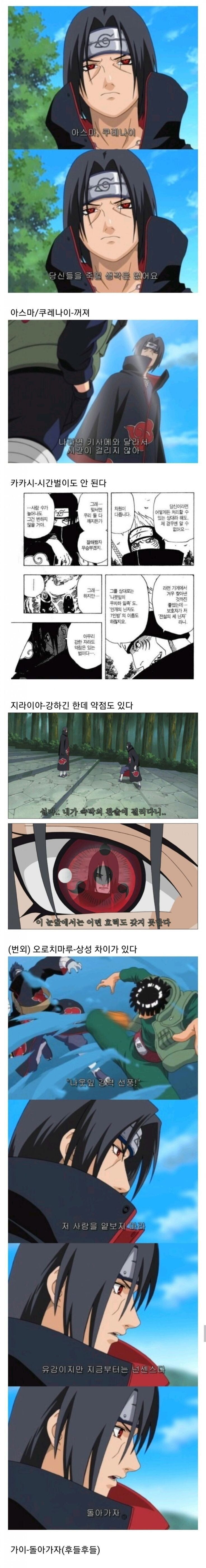 이타치의 상급닌자들 평가..JPG - 유머 채널