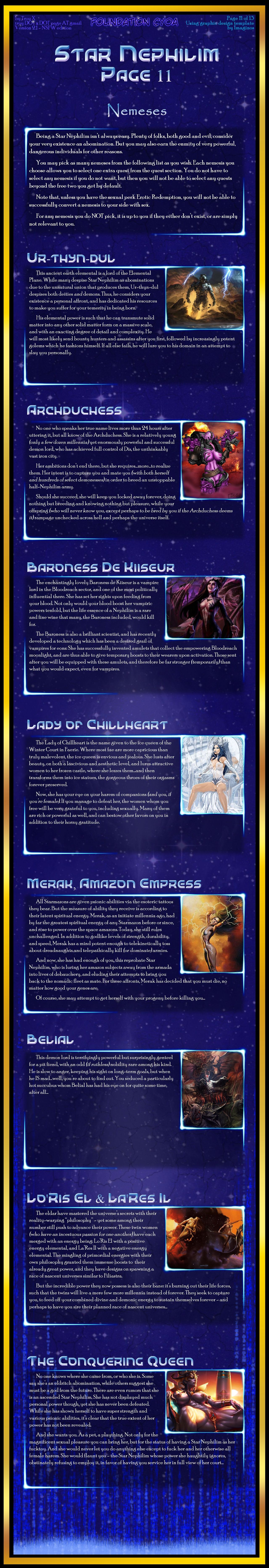 (19/스압) Star Nephilim v2.1 NSFW edition by Troy X CYOA 채널 (19/스압) Star Nephilim v2.1 NSFW edition by Troy X CYOA 채널