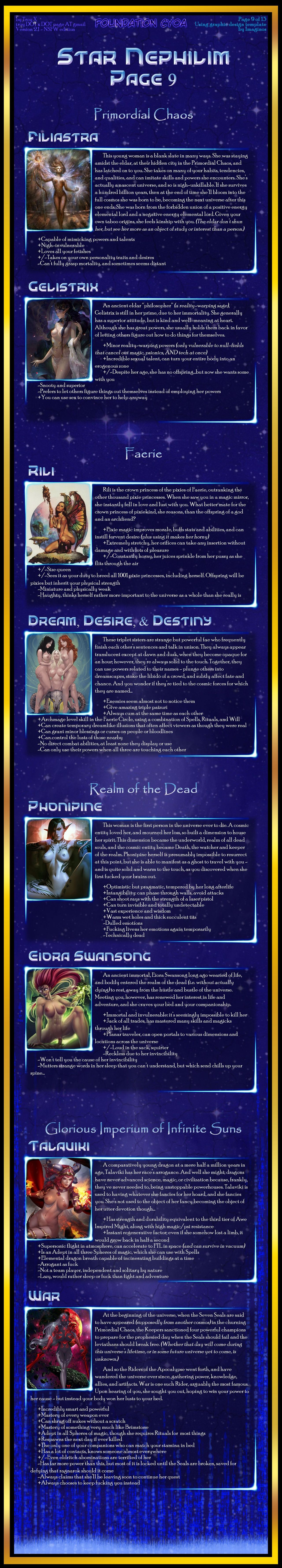 (19/스압) Star Nephilim v2.1 NSFW edition by Troy X CYOA 채널 (19/스압) Star Nephilim v2.1 NSFW edition by Troy X CYOA 채널