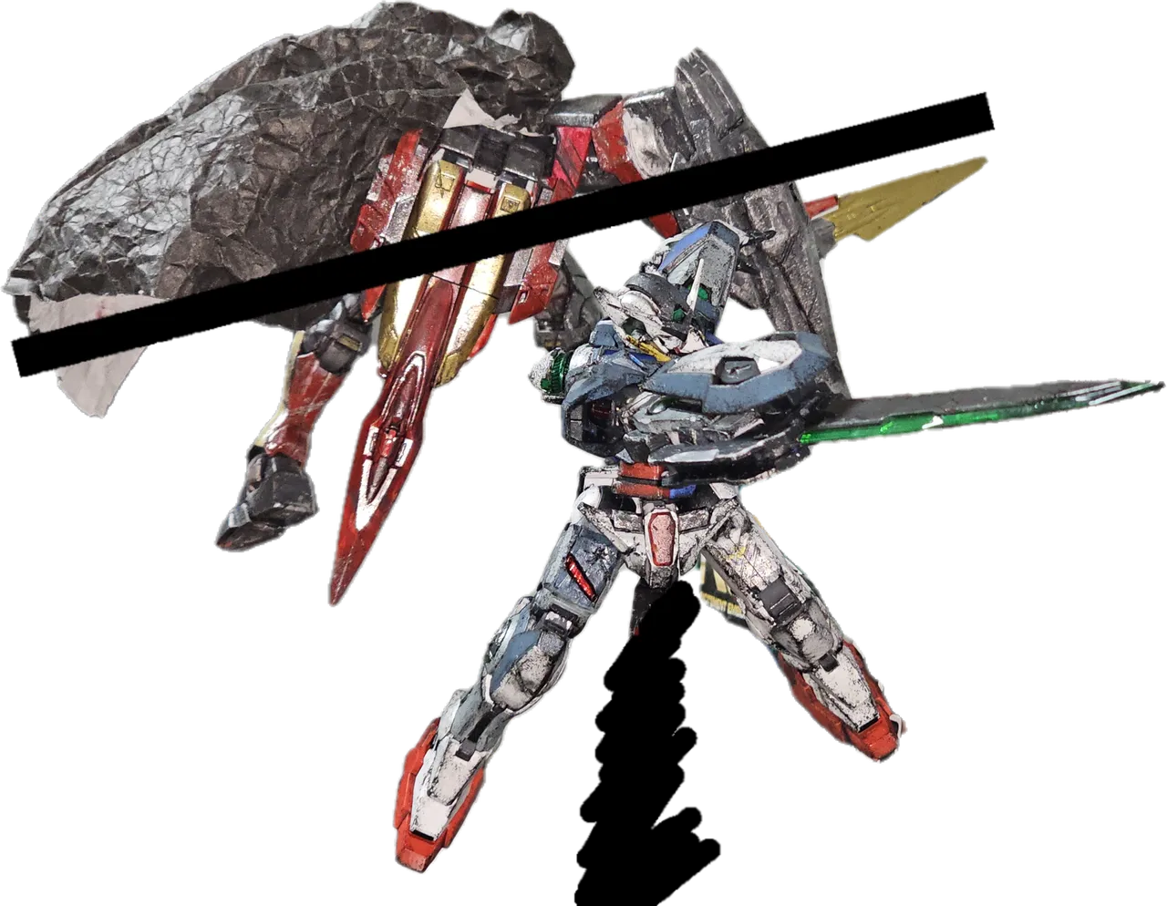 HG 엑시아 R2 개조 완료 - 프라모델 채널