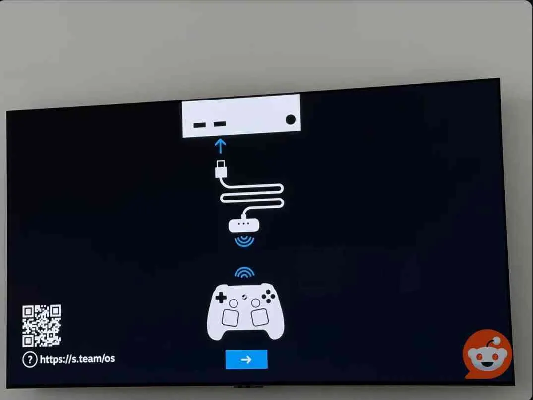 스팀 컨트롤러 - 스팀 머신 초기 설정 이미지 - 가상현실 채널