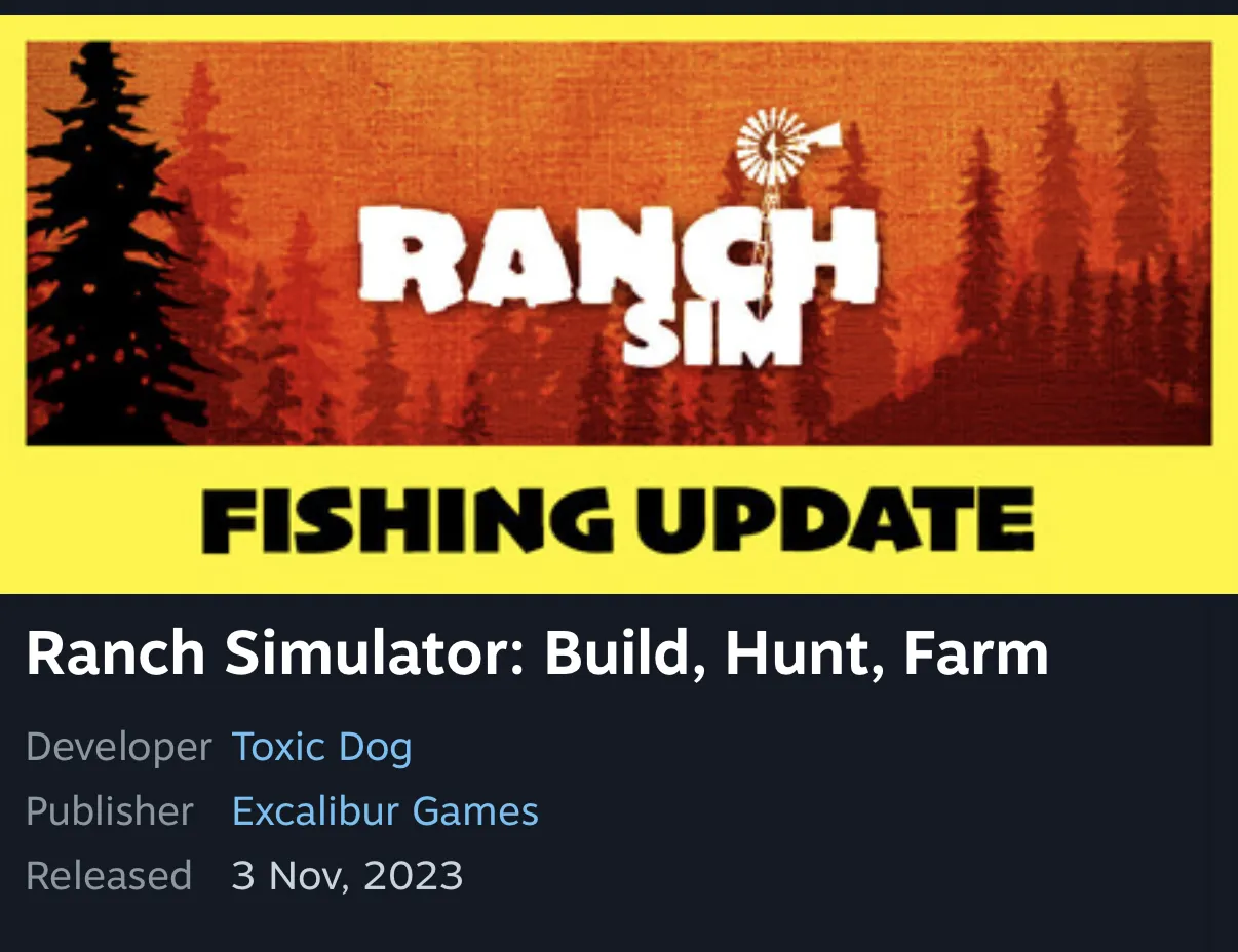 스팀게임 겨울할인 90% Ranch Simulator : Build,Hunt,Farm (2,600원/무료) - 핫딜 채널