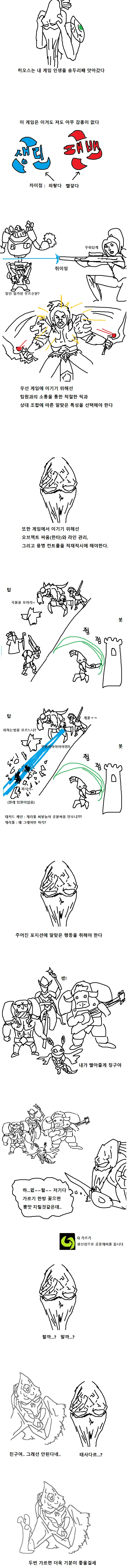 제라툴 두번가르기 만화 원본 - 히어로즈 오브 더 스톰 채널